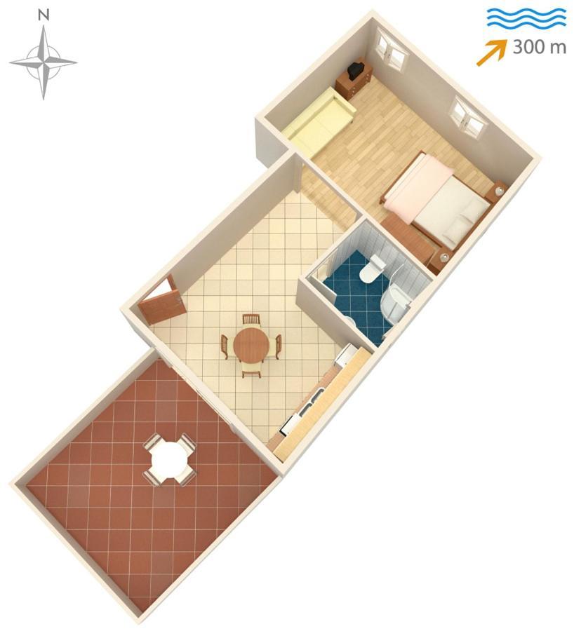 Apartments With A Parking Space Tkon, Pasman - 6216 Exterior foto